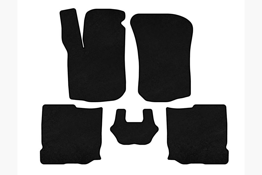 Seat Leon 1999-2005 Textil Fußmatten Classic (HB, 5-Türer, Schwarz) Image