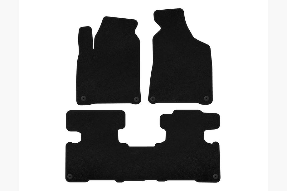 SsangYong Korando 2010-2019 Textil Fußmatten Classic (2010-2016, Schwarz) Image