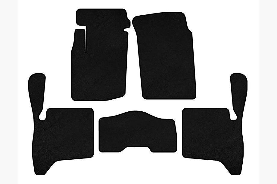 Suzuki Vitara 1998-2006 Textil Fußmatten Classic (3-Türer, Schwarz) Image