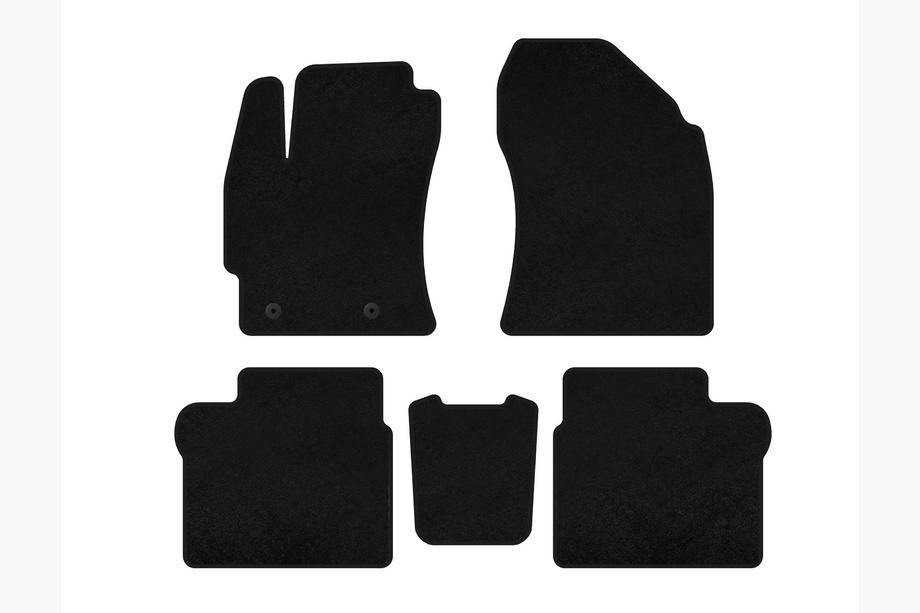 Toyota Corolla 2013-2019 Textil Fußmatten Classic (2016-2019, SD, Schwarz) Image