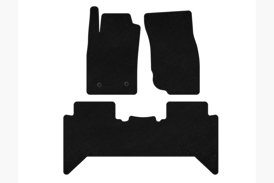 Toyota Hilux 2006-2015 Textil Fußmatten Classic V2 (schwarz) Image