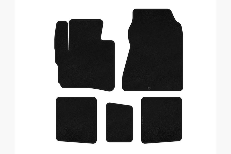 Toyota IQ 2008-2015 Textil Fußmatten Classic (HB, Schwarz) Image