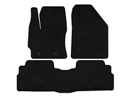 Toyota Verso 2009–2018 Textil Fußmatten Classic (2 Reihen, 7-Sitzer, Schwarz) Foto 1