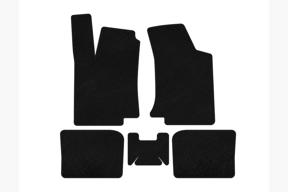 Volkswagen Golf 3 1991-2001 Textil Fußmatten Classic (HB, 3-Türer, Schwarz) Image