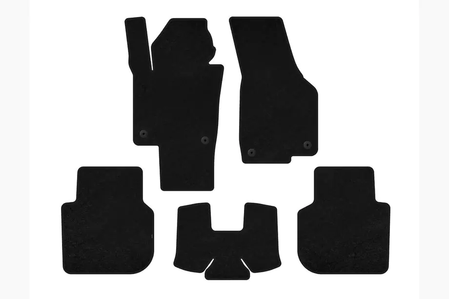 Volkswagen Passat B8 2015-2023 Textil Fußmatten Classic (2015-2019, SD, Schwarz) Image