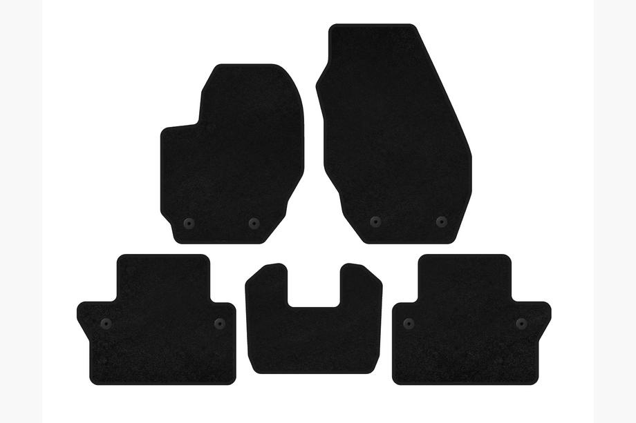 Volvo V70 2007-2013 Textil Fußmatten Classic (schwarz) Image