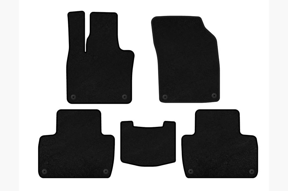 Volvo XC90 2015- Textil Fußmatten Classic (2 Reihen, Schwarz) Image