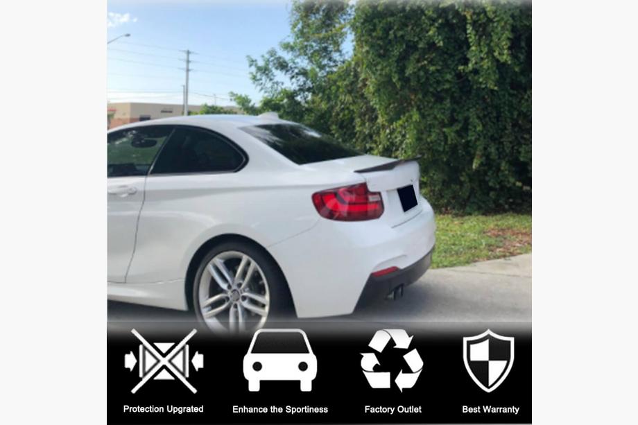 BMW 2 Series F22/F23 2014-2021 PSM-Style V1 Heckspoiler (für F22, Carbon) Foto 2