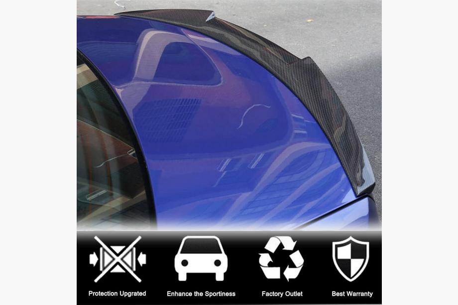 BMW 2 Series F22/F23 2014-2021 Spoiler M4-Style (für F22, Carbon) Foto 2