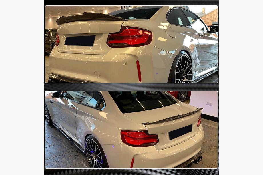 BMW 2 Series F22/F23 2014-2021 Kofferraumdeckel Spoiler Carbon V5 (Coupe) Foto 5