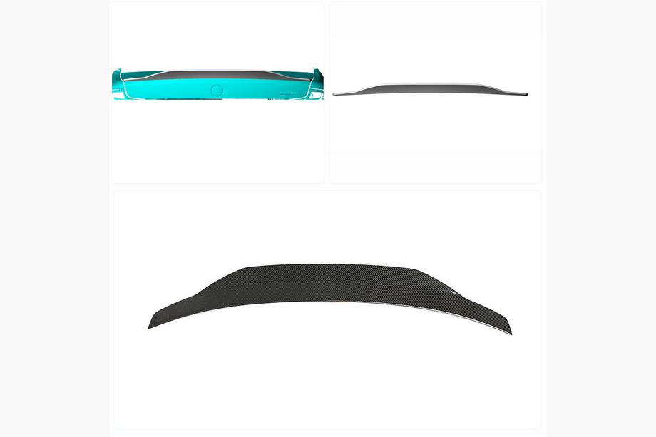 BMW 2 Series F22/F23 2014-2021 Heckspoiler V4 (für F22, Carbon) Foto 2