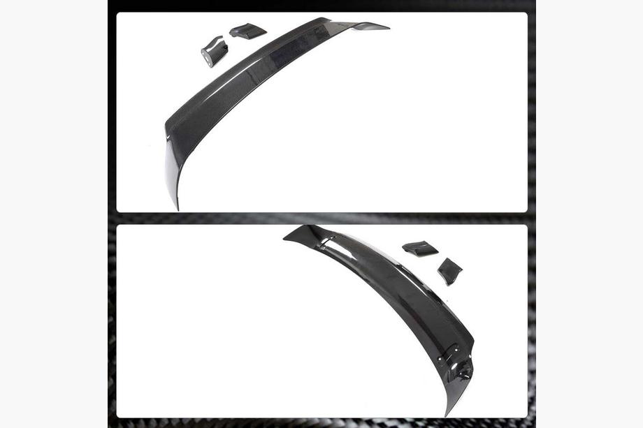 BMW 2 Series G42 2021- Heckspoiler V6 (Schwarz Glanz) Foto 7