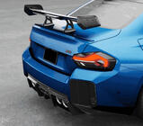 BMW 2 Series G42 2021- Heckspoiler V7 (Schwarz Glanz) Foto 2