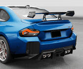 BMW 2 Series G42 2021- Heckspoiler V7 (Schwarz Glanz) Foto 3