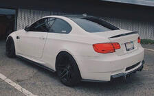 BMW 3 Series E90/E91 2005-2011 Heckspoiler Kofferraum Carbonfaser V5 (Coupe) Foto 5