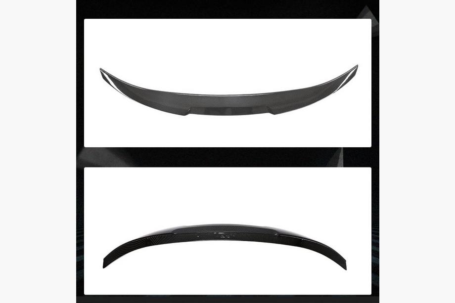 BMW 3 Series F30/F31 2012-2019 Kofferraumdeckel Spoiler Carbon Look ABS (SD) Foto 2