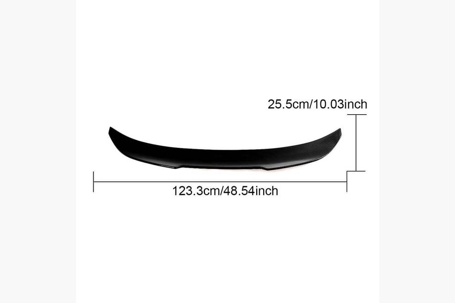 BMW 3 Series F30/F31 2012-2019 PSM-Style V1 Heckspoiler (für F30/F80, Carbon) Foto 6
