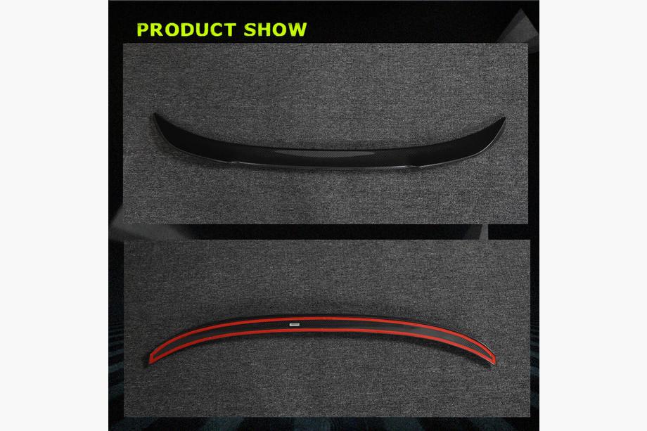 BMW 3 Series F30/F31 2012-2019 PSM-Style V4 Heckspoiler (für F30/F80, Carbon) Foto 3