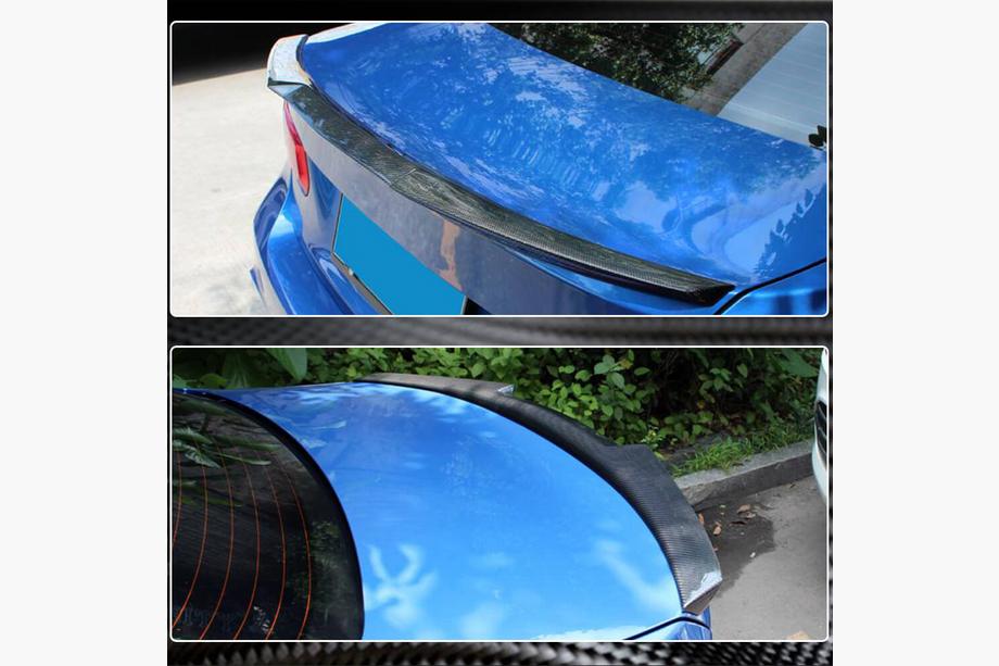 BMW 3 Series F30/F31 2012-2019 Kofferraumdeckel Spoiler FRP V14 (SD) Foto 4