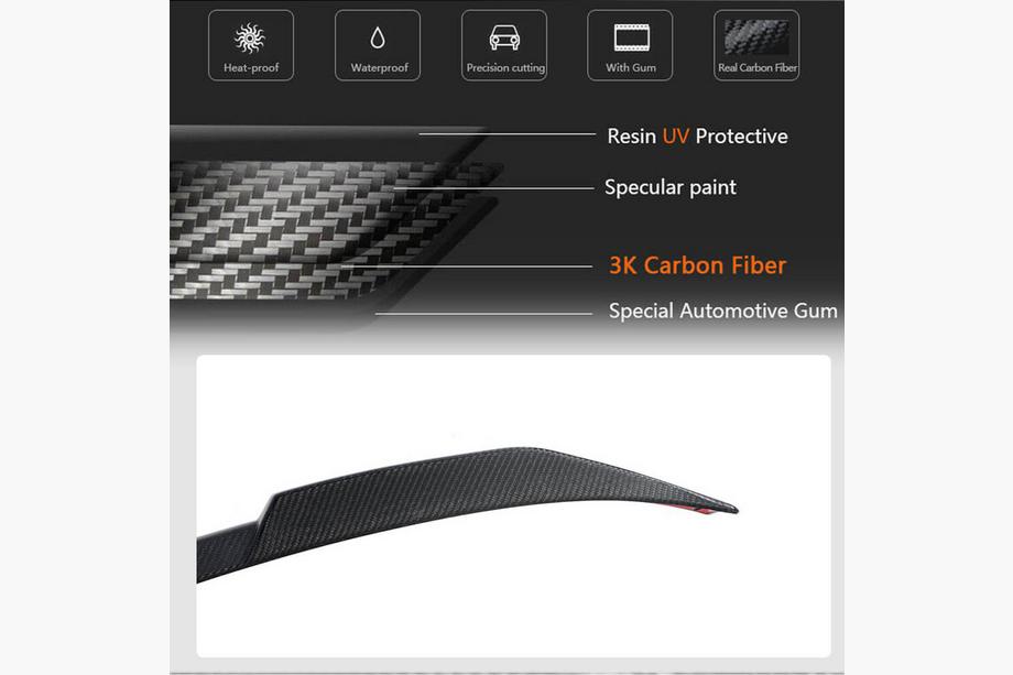 BMW 3 Series G20/G21 2018- Spoiler M3-Style (für G20/G80, Carbon) Foto 8