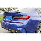 BMW 3 Series G20/G21 2018- Heckspoiler Kofferraum Glossy Schwarz ABS V3 (SD) Foto 3