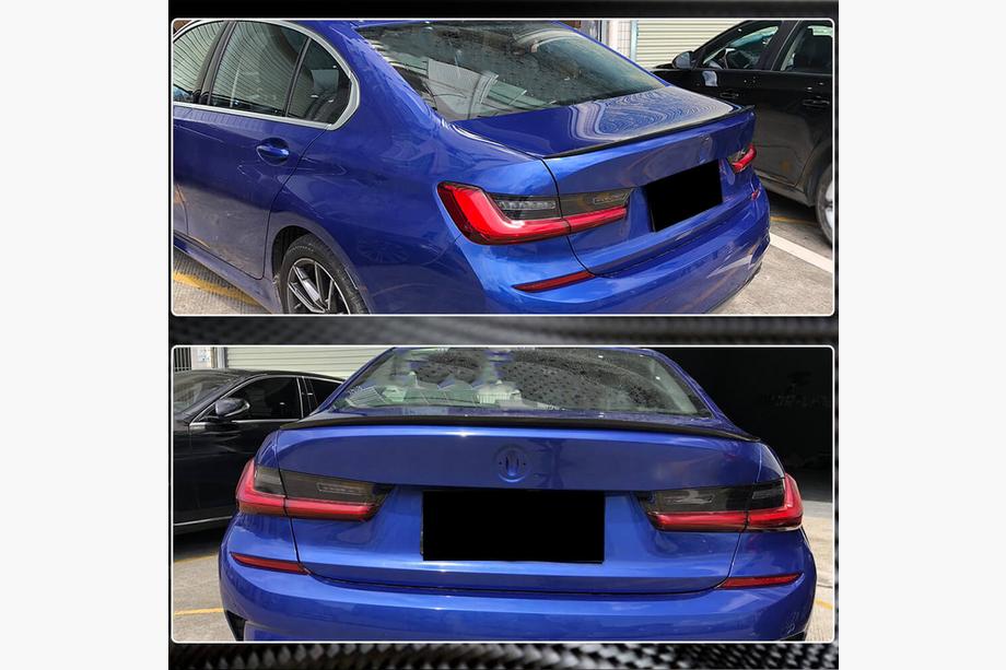 BMW 3 Series G20/G21 2018- Kofferraumdeckel Spoiler Carbon V20 (SD) Foto 3
