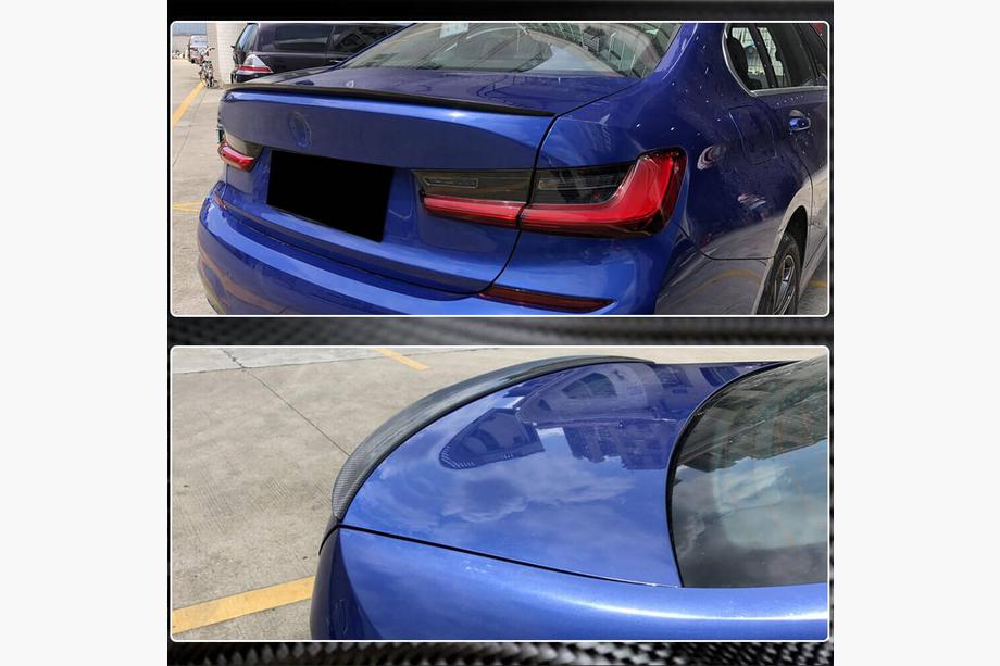 BMW 3 Series G20/G21 2018- Kofferraumdeckel Spoiler Carbon V20 (SD) Foto 4