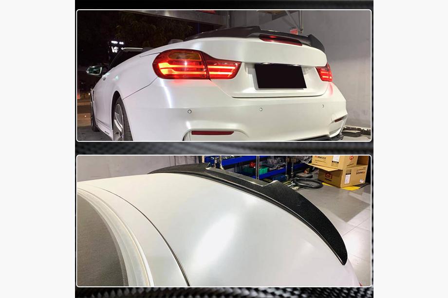 BMW 4 Series F32/F33/F36 2012-2020 Spoiler M4-Style (für F33/F83, Carbon) Foto 4