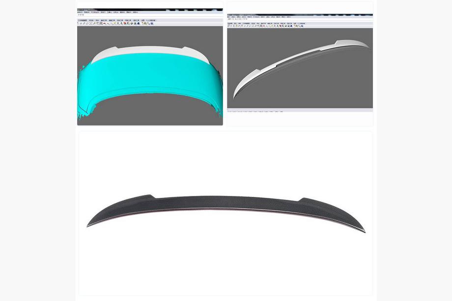 BMW 4 Series F32/F33/F36 2012-2020 Heckspoiler V1 (für F33/F83, Carbon) Foto 2
