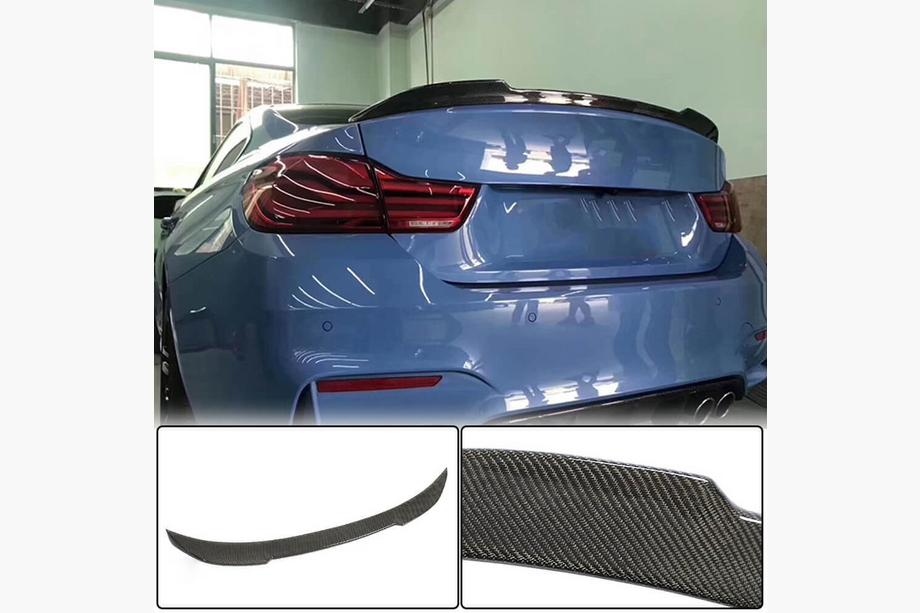 BMW 4 Series F32/F33/F36 2012-2020 Kofferraumdeckel Spoiler Carbon V5 (für F36) Image