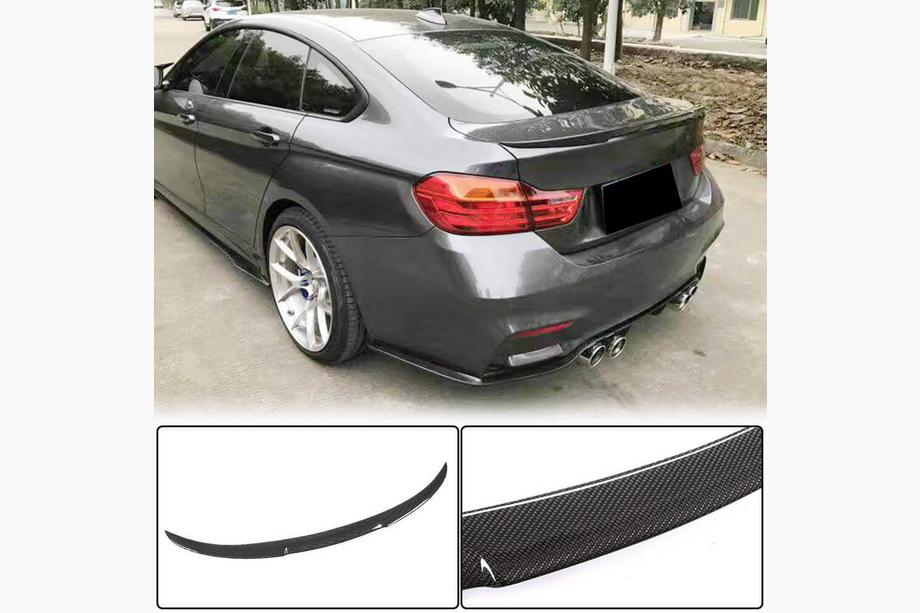 BMW 4 Series F32/F33/F36 2012-2020 Kofferraumdeckel Spoiler Carbon V7 (für F36) Foto 1