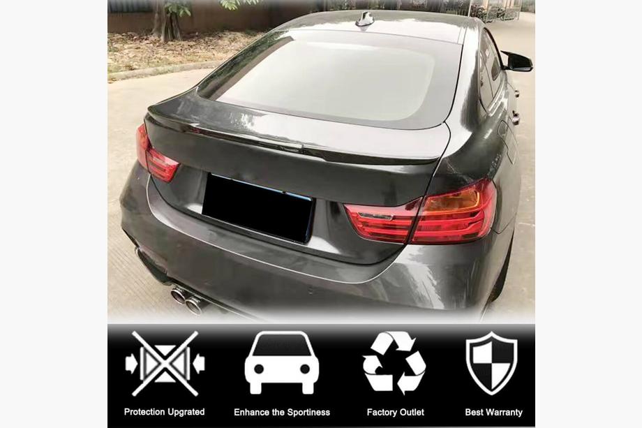 BMW 4 Series F32/F33/F36 2012-2020 Kofferraumdeckel Spoiler Carbon V7 (für F36) Foto 2