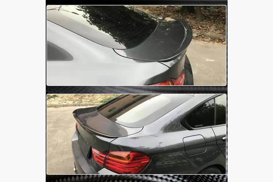 BMW 4 Series F32/F33/F36 2012-2020 Kofferraumdeckel Spoiler Carbon V7 (für F36) Foto 3