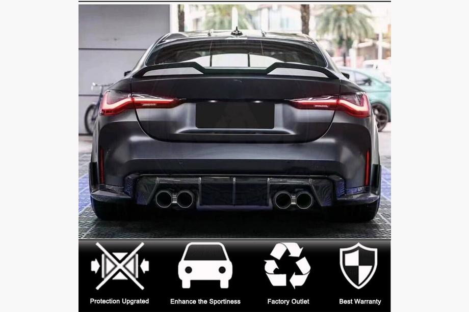 BMW 4 Series G22/23/26 2020- Heckspoiler V2 (für G22/G82, Carbon) Foto 2