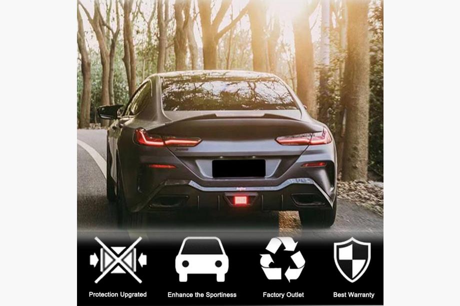 BMW 8 Series G14/G15/G16 2018- Spoiler M4-Style (für G16/F93, Carbon) Foto 3