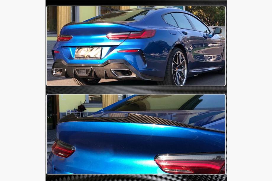 BMW 8 Series G14/G15/G16 2018- Spoiler M4-Style (für G16/F93, Carbon) Foto 5