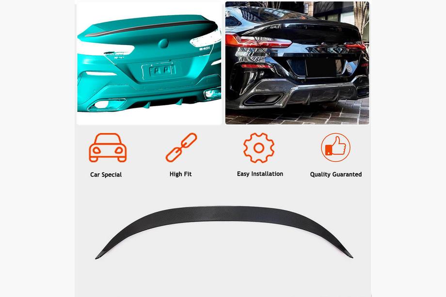 BMW 8 Series G14/G15/G16 2018- Spoiler P-Style (für G16/F93, Carbon) Foto 2