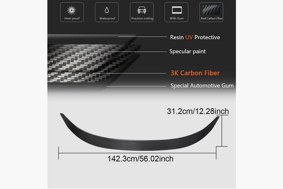 BMW 8 Series G14/G15/G16 2018- Spoiler P-Style (für G16/F93, Carbon) Foto 6