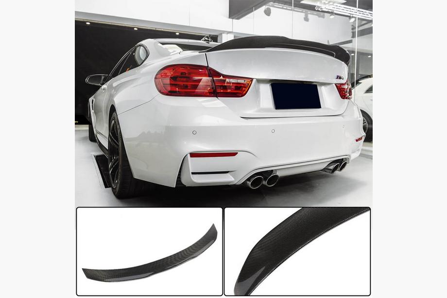 BMW 4 Series F32/F33/F36 2012-2020 Kofferraumdeckel Spoiler Carbon V7 (für F82) Image