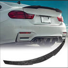 BMW 4 Series F32/F33/F36 2012-2020 Kofferraumdeckel Spoiler Carbon V8 (für F82) Foto 8
