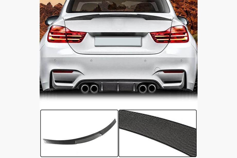 BMW 4 Series F32/F33/F36 2012-2020 Spoiler M4-Style V3 (für F82, Carbon) Foto 2