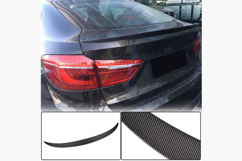 BMW X6 F16 2014-2019 Kofferraumdeckel Spoiler Carbon V1 Image