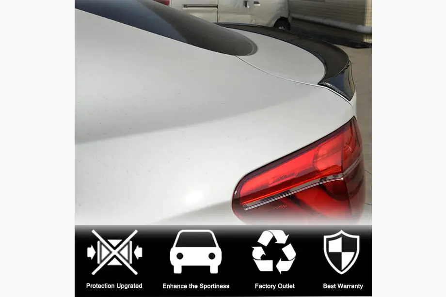 BMW X6 F16 2014-2019 Kofferraumdeckel Spoiler Carbon V3 Foto 2