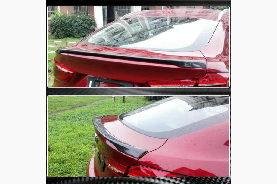 BMW X6 F16 2014-2019 Kofferraumdeckel Spoiler Carbon V3 Foto 4
