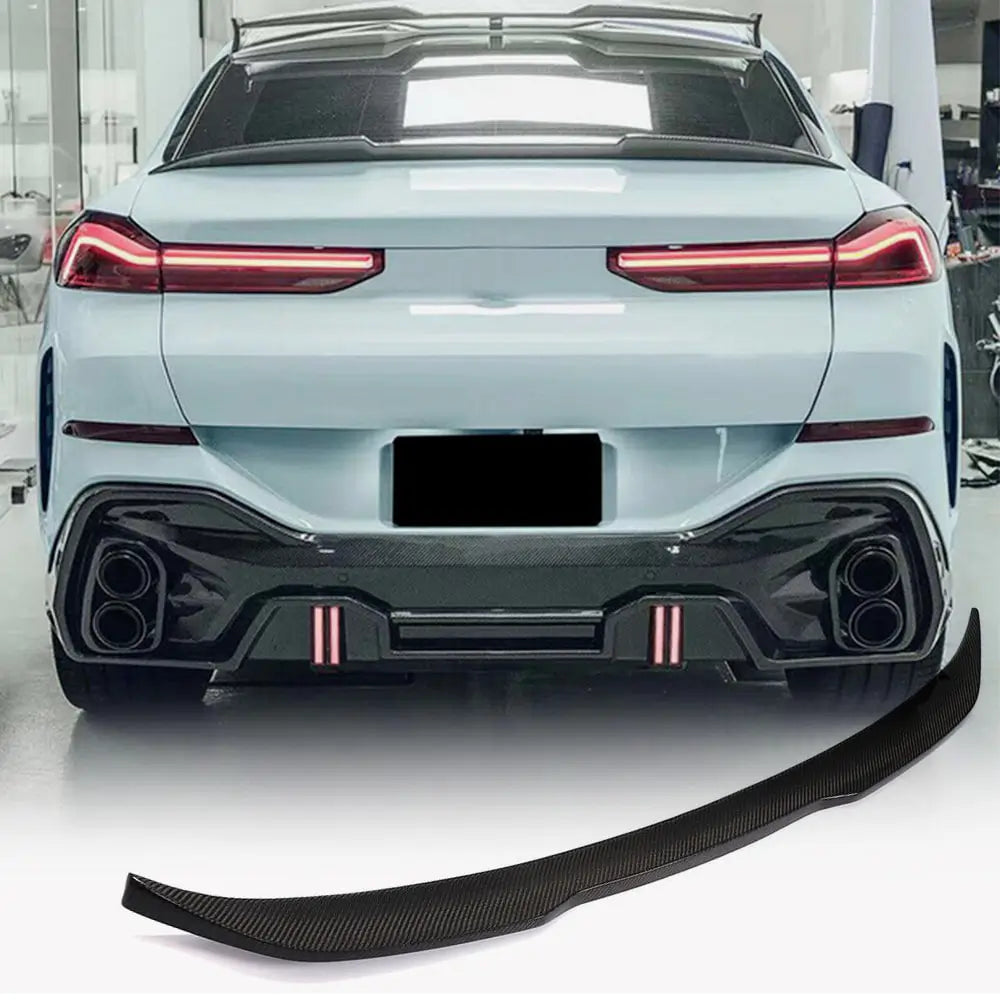 BMW X6 G06 2019–2027 Kofferraumdeckel Spoiler Carbon V2 Foto 2