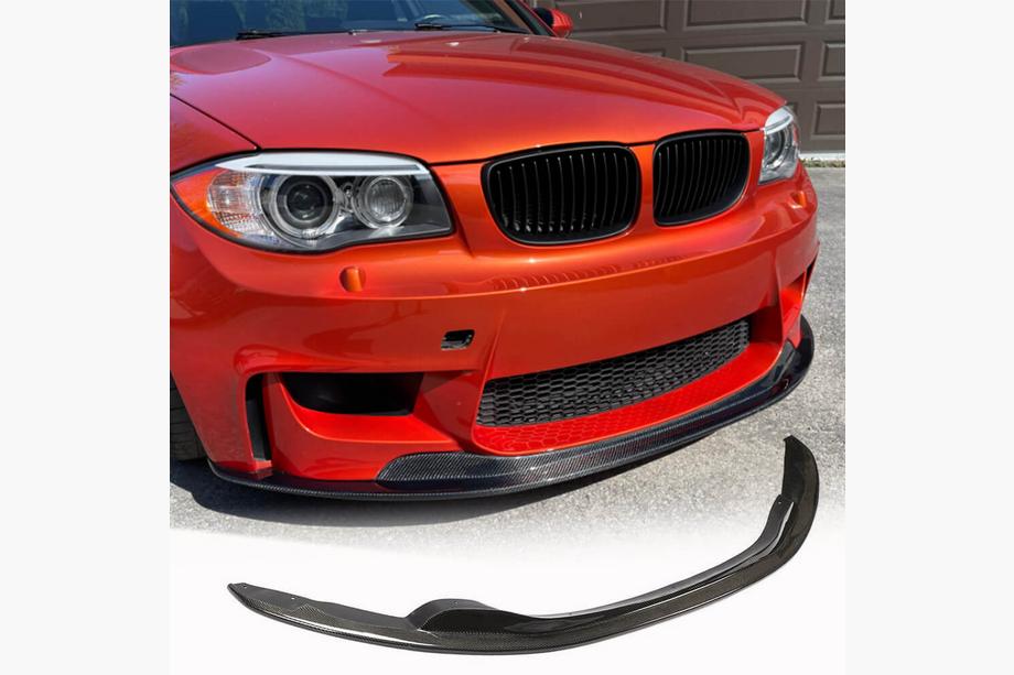 BMW 1 Series E81/E82/E87/E88 2004-2011 Frontlippe V1 für 1M E82, Carbon Image