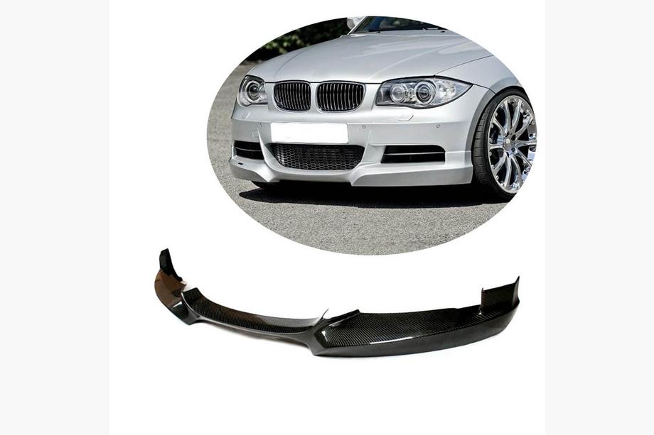 BMW 1 Series E81/E82/E87/E88 2004-2011 Frontstoßstangenlippe Carbon V2 (für E82/E88 M-Sport) Foto 1