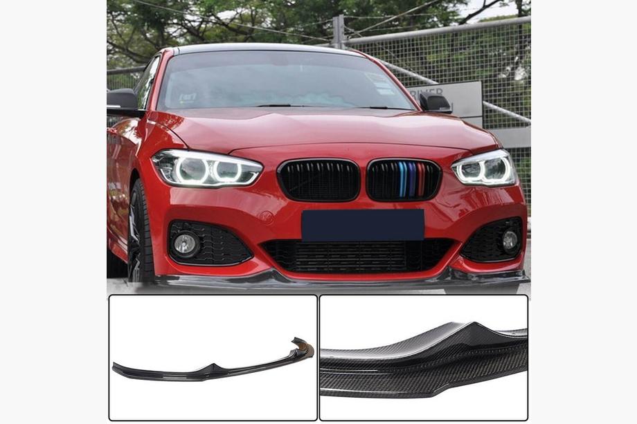 BMW 1 Series F20/F21 2011-2019 Frontspoiler Lippe V3 für M-Sport 2015-2019, Carbon Foto 1