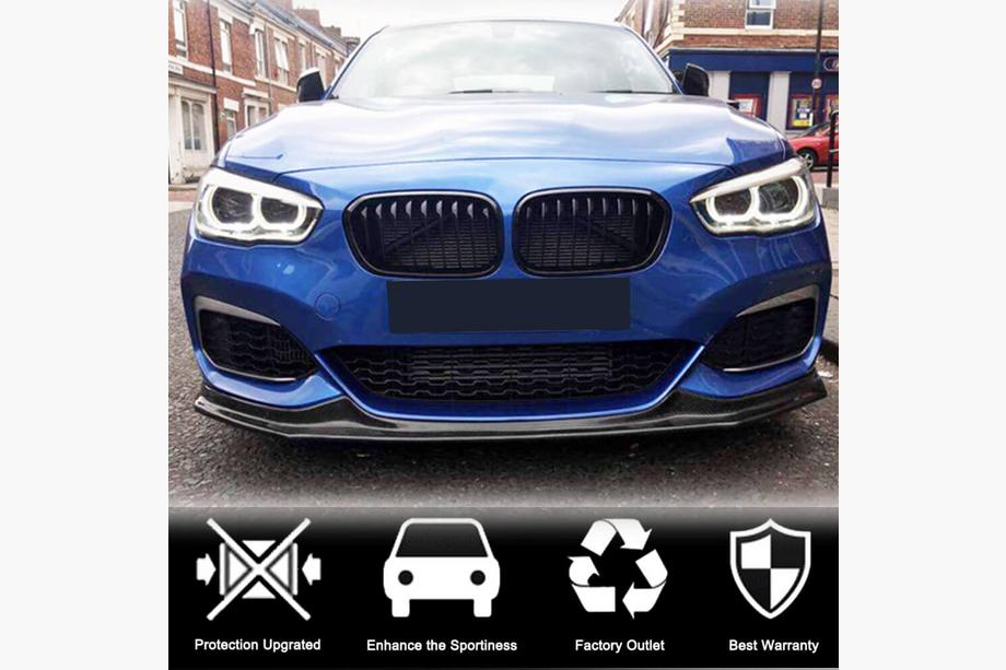 BMW 1 Series F20/F21 2011-2019 Frontspoiler Lippe V3 für M-Sport 2015-2019, Carbon Foto 3