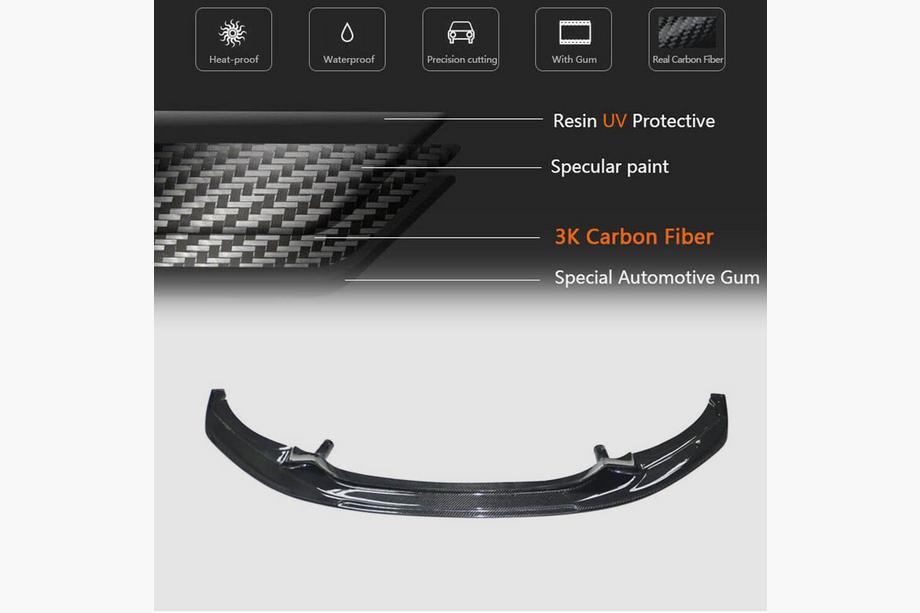 BMW 2 Series F22/F23 2014-2021 Frontspoilerlippe V1 für F22/F23 M-Sport, Carbon Foto 5